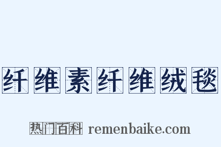 纤维素纤维绒毯是什么意思的图片